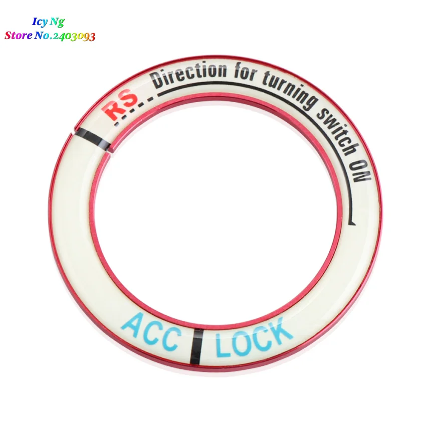 Lumiuous автомобильный двигатель старт Стоп ключ зажигания кольцо для Mercedes Benz W203 W210