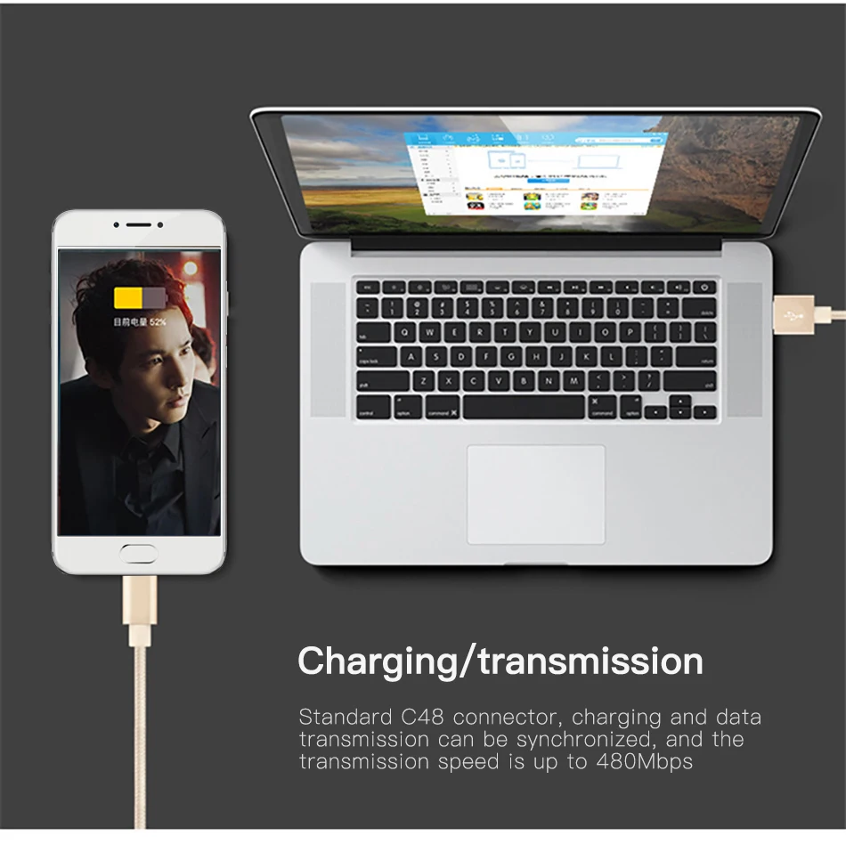NOHON микро USB кабель для быстрой зарядки Samsung S7 S6 Xiaomi Redmi Note 5 Huawei Android мобильный