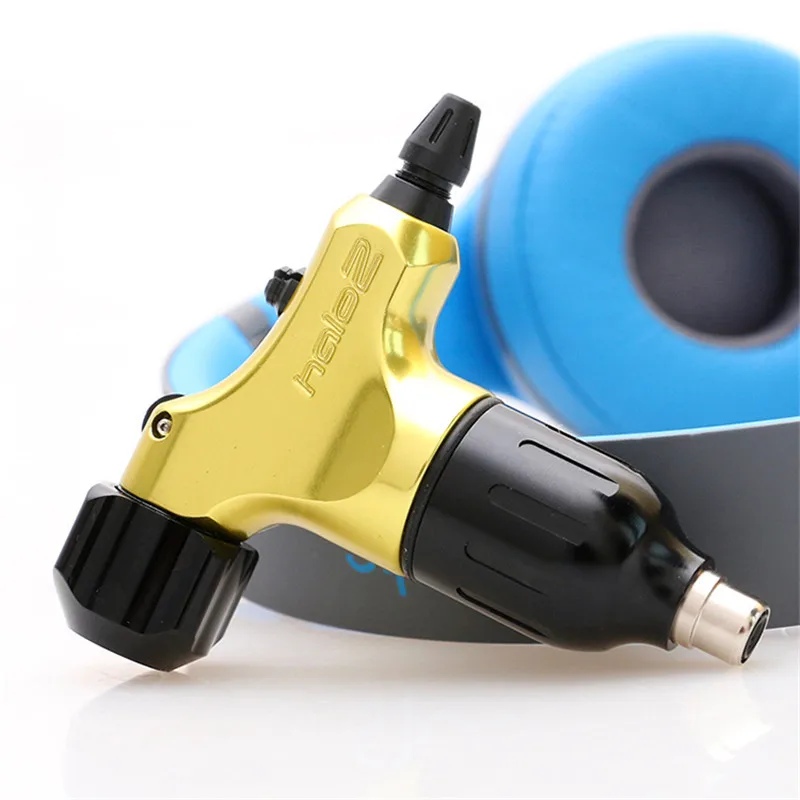 Зеленый HALO2 RCA Ротари Швейцарский двигатель тату машина пистолет + авто замок