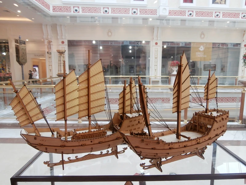 Модель Корабля Деревянный Китайский парусник Фуцзянь деревянный набор для моделирования Z003