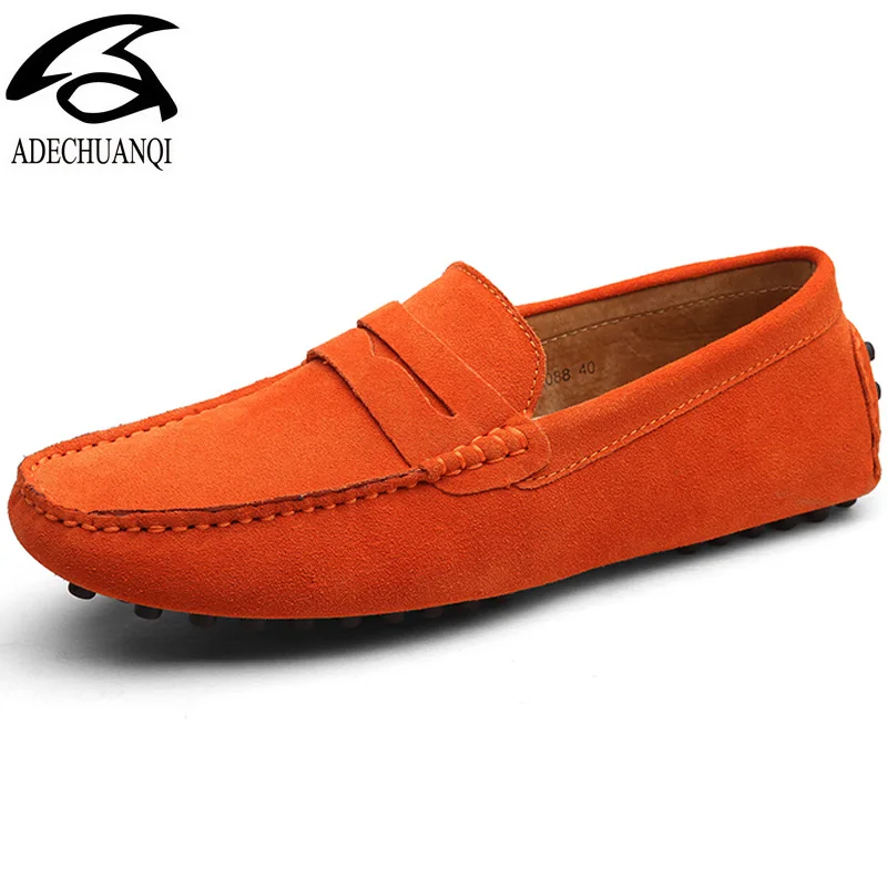 Loafers Casual Shoes peas shoes Spring and summer new men Pure hand sewing Men's moccasin Light flat | Обувь