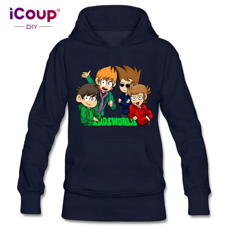 ICoup Женская толстовка Eddsworld EW хлопок