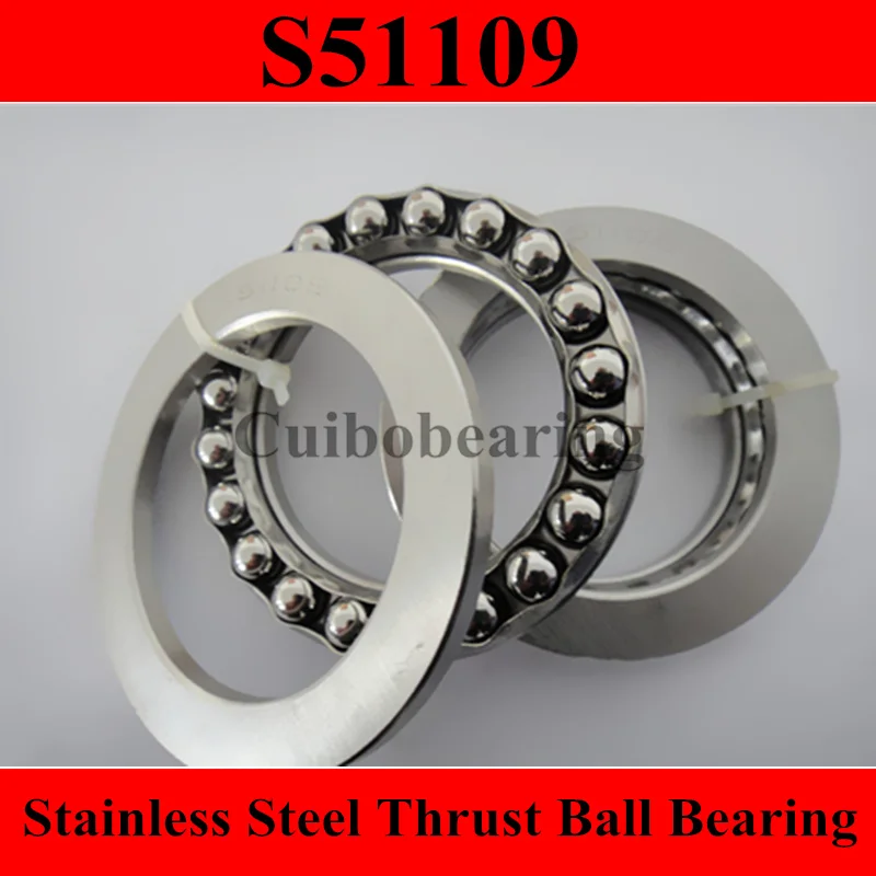 S51109 45x65x14mm 45*65*14mm stainless steel thrust ball bearing 51109 | Обустройство дома