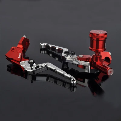 CNC алюминиевый руль мотоцикла рычаг кабельной линии сцепления цилиндр тормозной насос 7/" 22 мм для Yamaha Honda Forece BWS