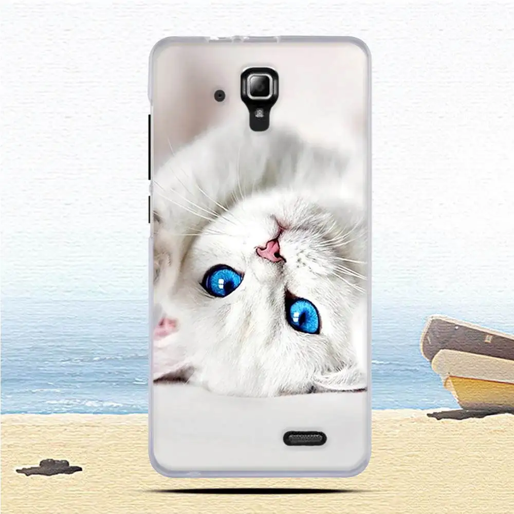 Мягкий силиконовый чехол для Lenovo A536 оболочка A358T A 536 с рисунком защитный корпус |