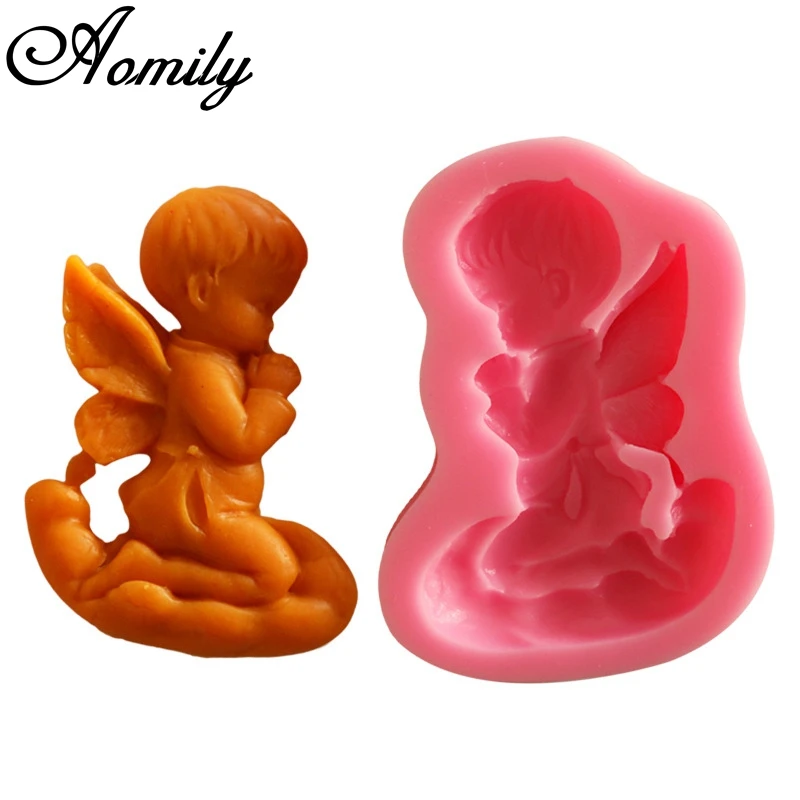 

Силиконовые формы для торта Aomily с ангелом, форма для украшения торта, желе, помадки, шоколада, сахара, быстрое украшение, инструменты для вып...
