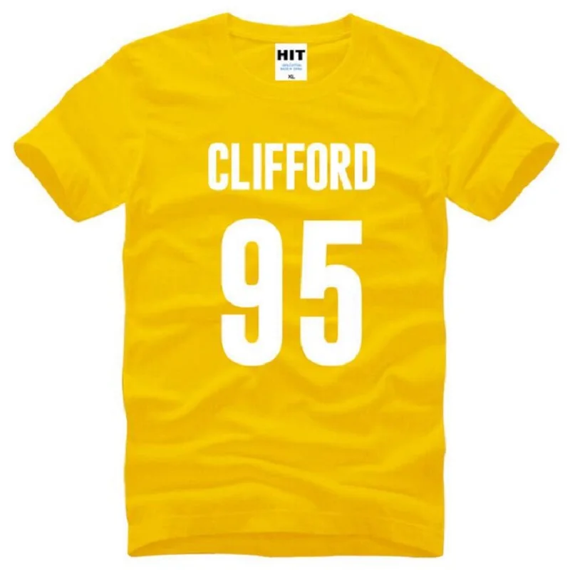 Футболка мужская с принтом Майкла Клиффорда хлопковая тенниска короткими