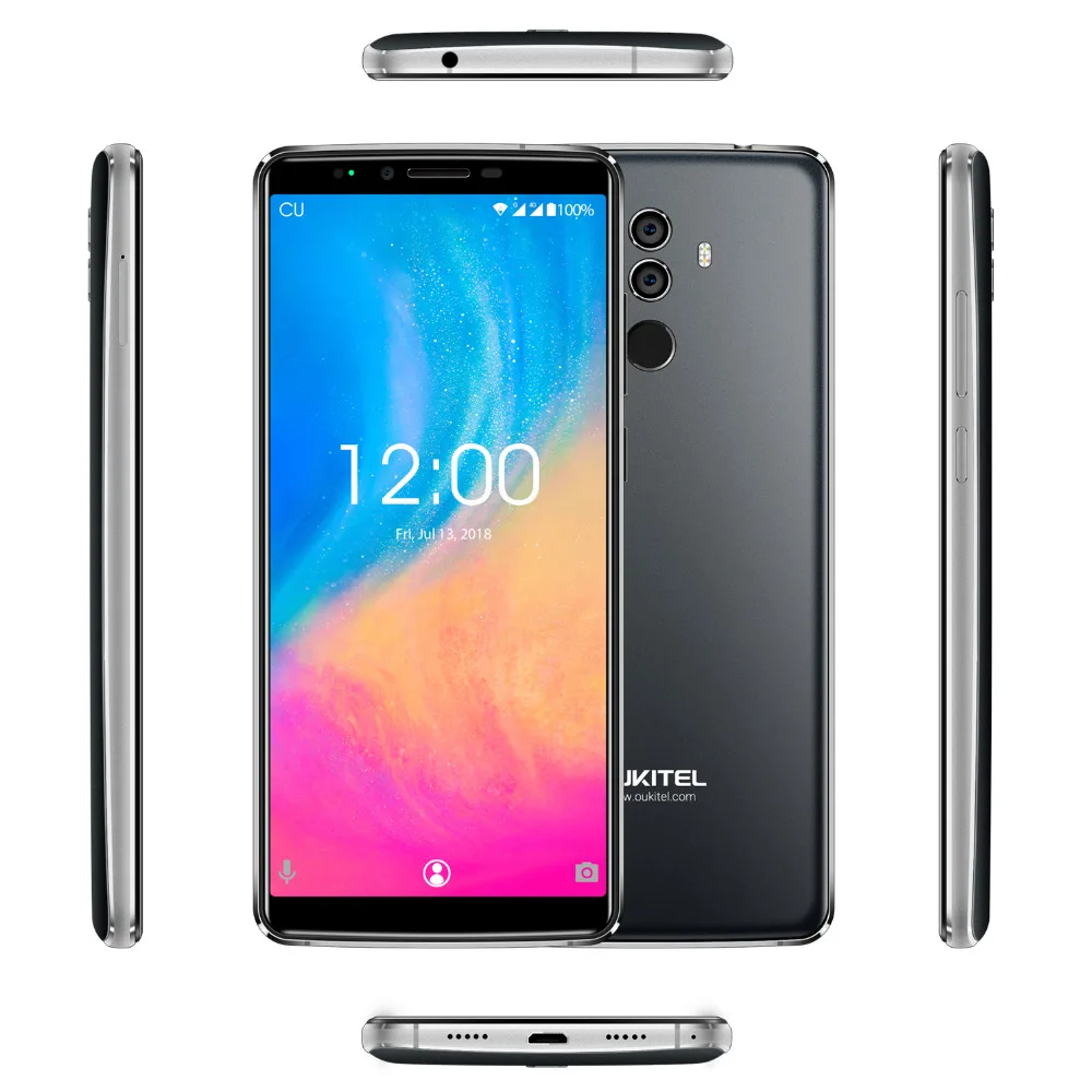 OUKITEL K8 4G 6 мобильного телефона Восьмиядерный Android8.0 5000 мАч 'ཎ:9 Дисплей двойной