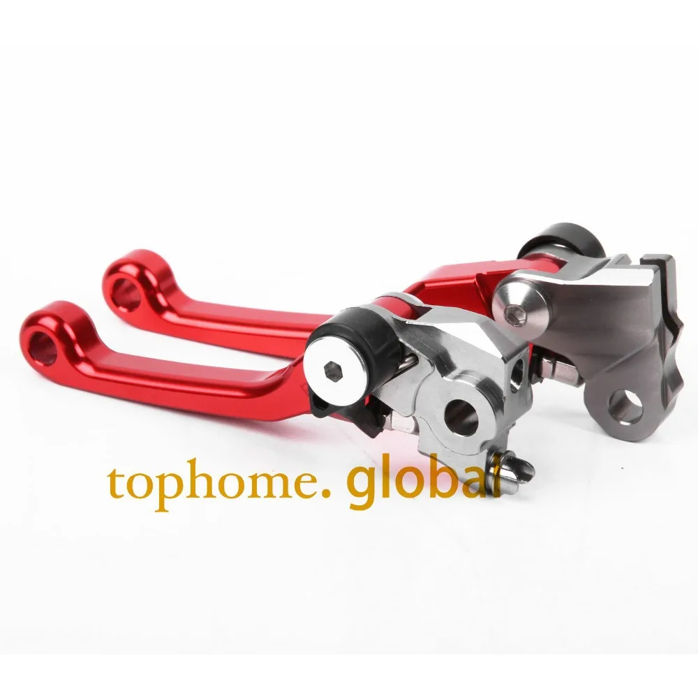 Для Honda CRF 450R 2007 2019 ЧПУ Поворотные гонки красные рычаги тормозной муфты 250R
