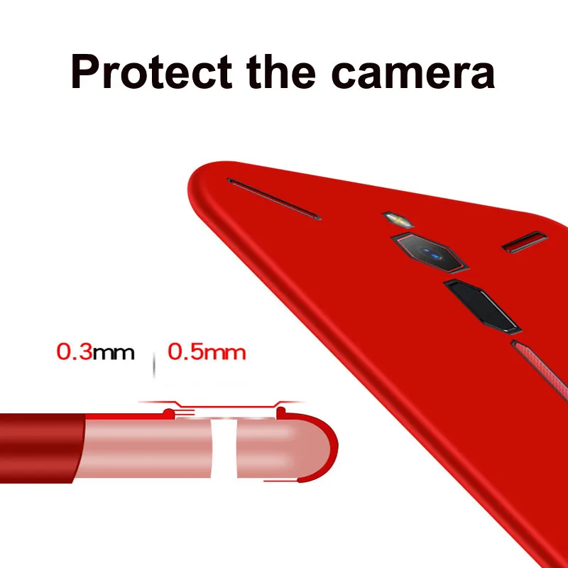 Чехол для ZTE Nubia Red Magic NX609J тонкий мягкий матовый ТПУ чехол противоударный redmagic Fundas