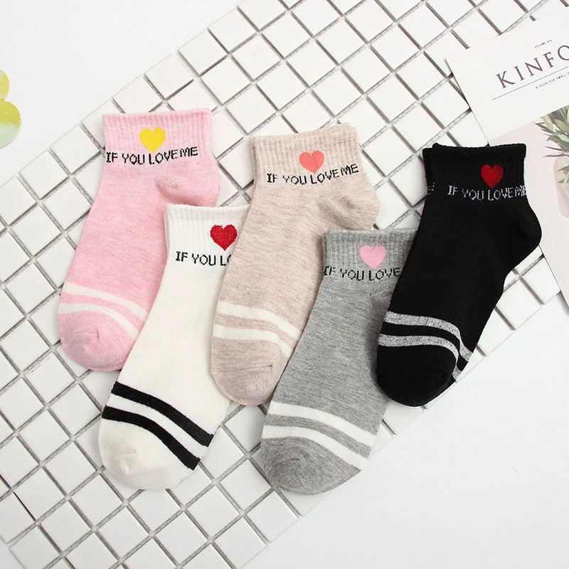 

Новинка весна-лето 2019, короткие носки с низким вырезом для девушек в японском стиле