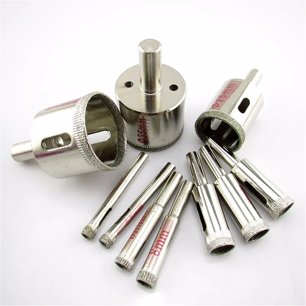 Сверло с алмазным покрытием для мраморной плитки стекла и керамики 52/55