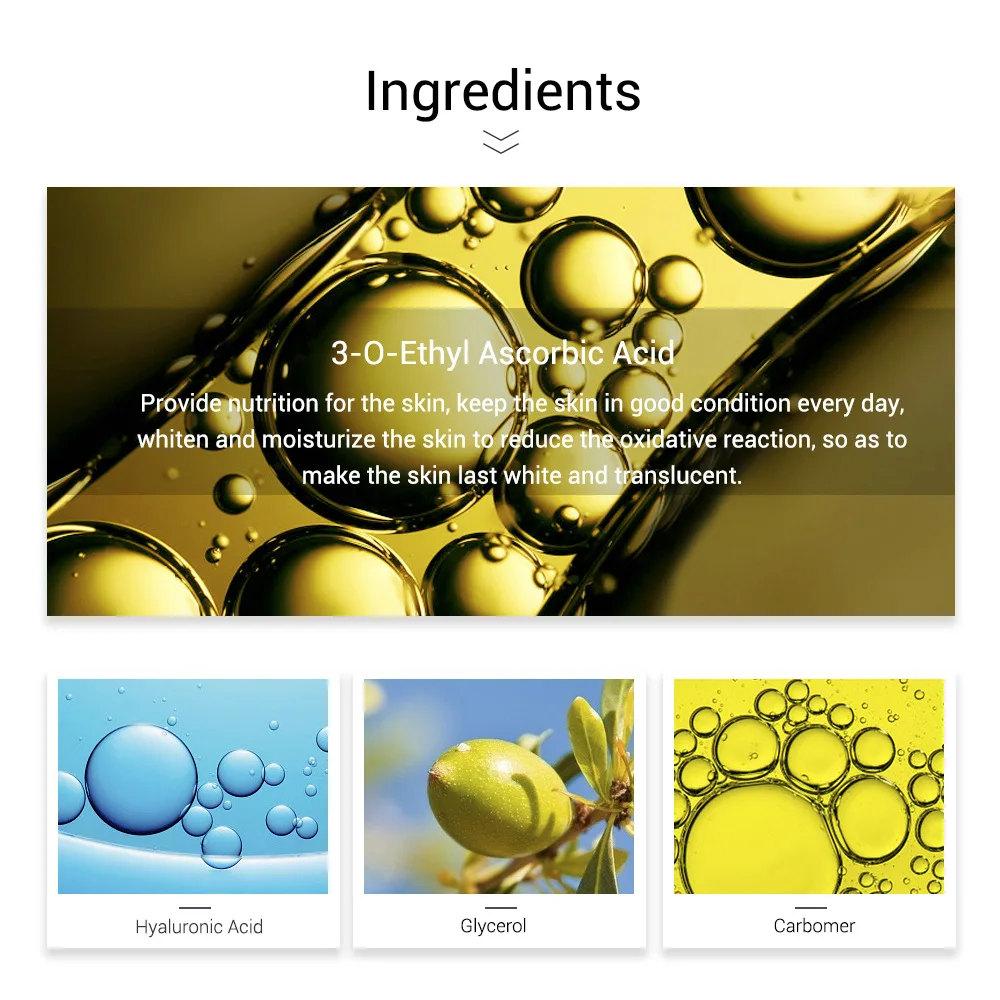 Витамин C Сыворотка для лица Антивозрастная увлажняющий уход за кожей