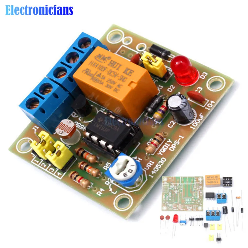 Светильник с дистанционным управлением Diy Kit светочувствительный электронный