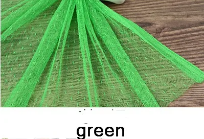green Ширина 150 см маленькая звезда Мягкая ткань точка сетка ткань тюль юбка для DIY штора ручной работы одежда свадебное украшение P095 - Цвет: green