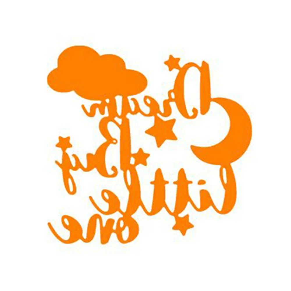 Dream Big little одно письмо слова металлические штампы для резки украшения