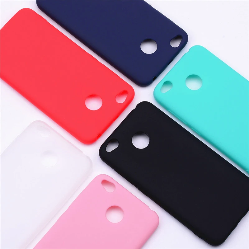 Phone Case For Xiaomi Redmi 4X Fundas Soft Silicone Cover TPU Protector |
