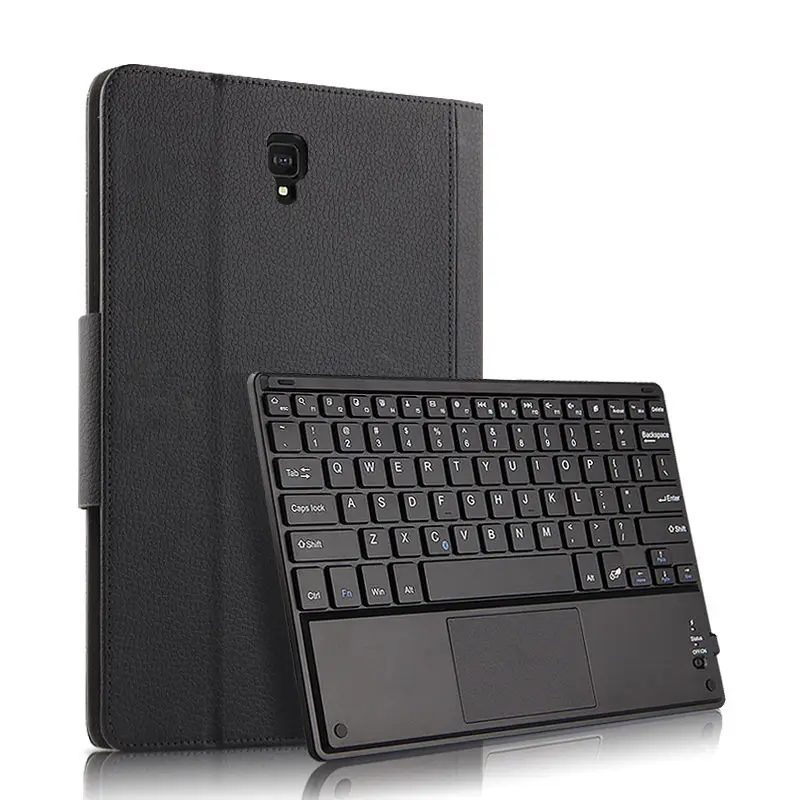 Black Съемный беспроводной Bluetooth чехол-клавиатура для samsung Galaxy Tab A A2 10,5 T590 T595 SM-T590 SM-T595 планшетный ПК - Цвет: Black
