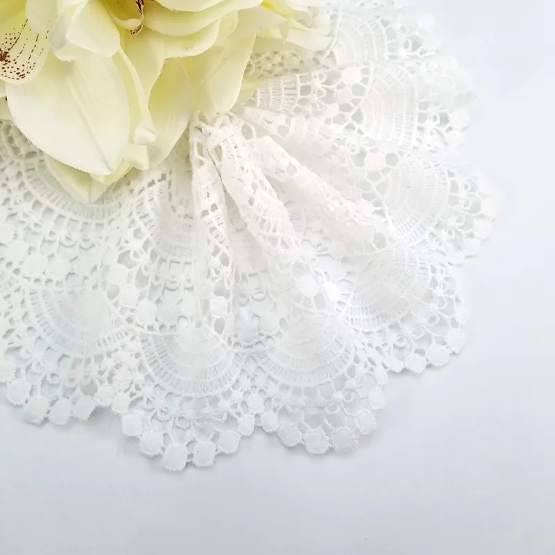 Новинка; 1 м(12 см); черный, белый цвет кружевной ткани поделки своими руками Швейные suppies украшения аксессуары для одежды эластичная кружевная отделка