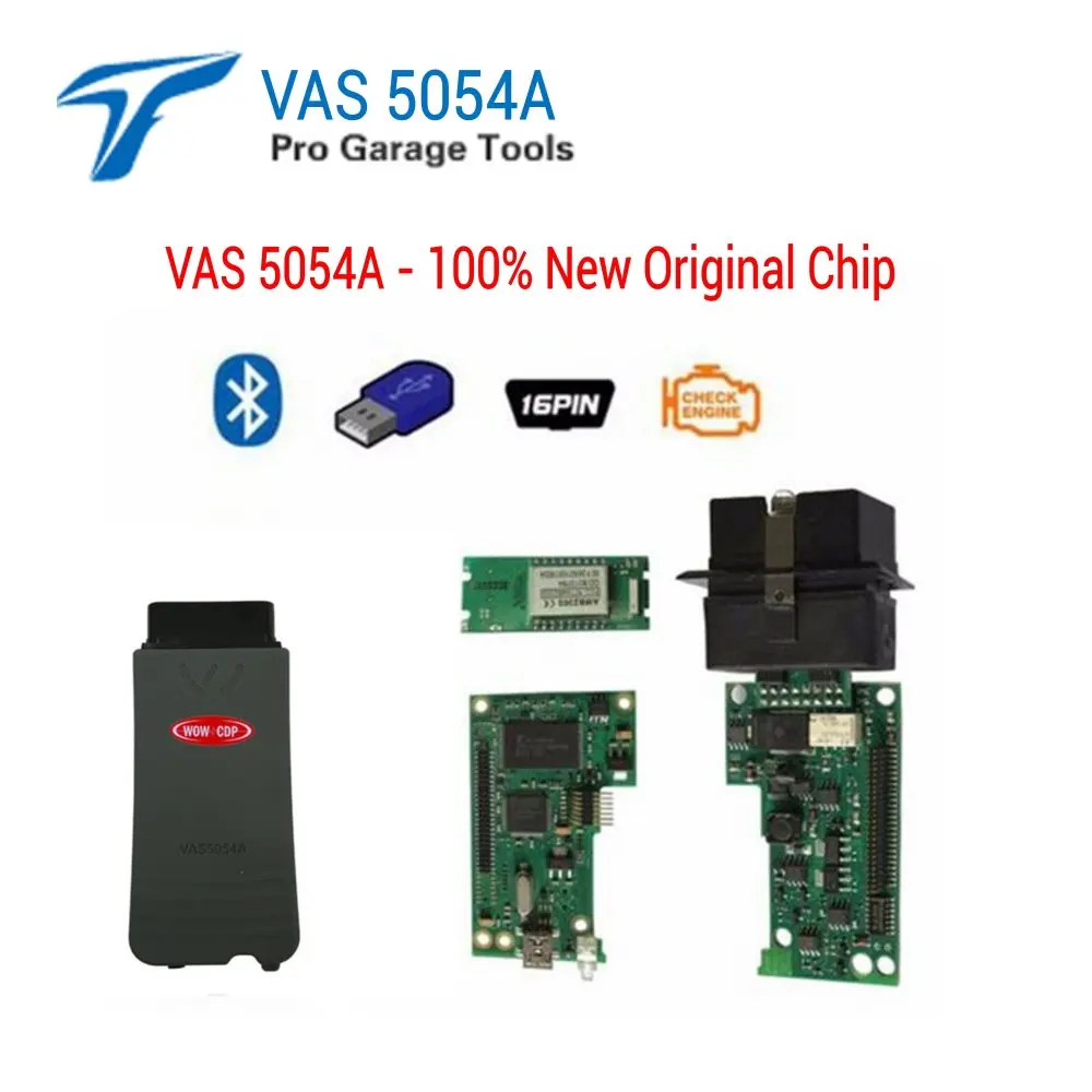 Wow CDP VAS5054 100% оригинальный полный чип VAS 5054A ODIS v3.0.3 UDS VAS5054A Bluetooth 5054 Авто obd2