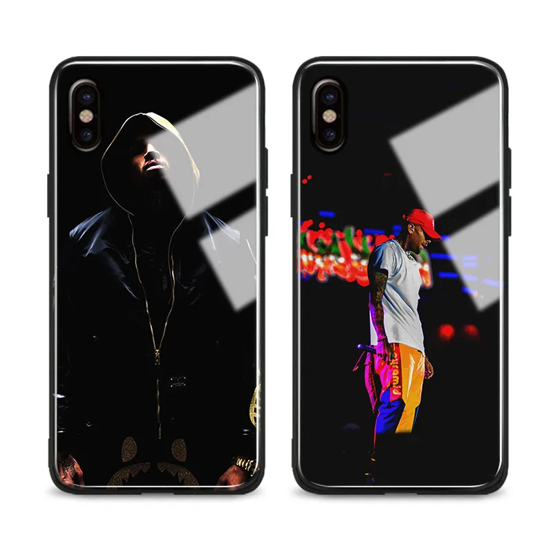 Чехол для телефона CHRIS BROWN hiphop из закаленного стекла мягкий силиконовый чехол Apple