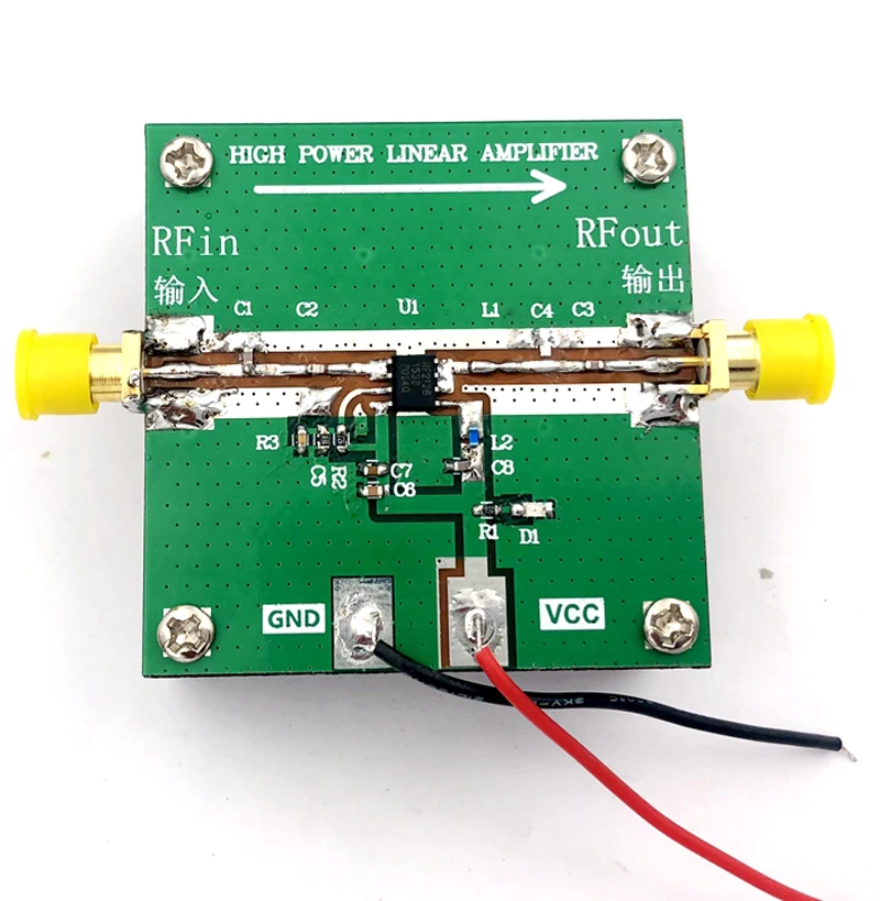 РЧ усилитель RF2126 400M 2700 МГц мощности 2 4 ГГц 1 Вт для Wi Fi Bluetooth Ham радио