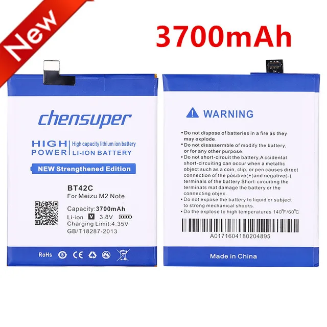 2019 Новый chensuper аккумулятор BT42C новый оригинальный 3700 мАч хорошее качество