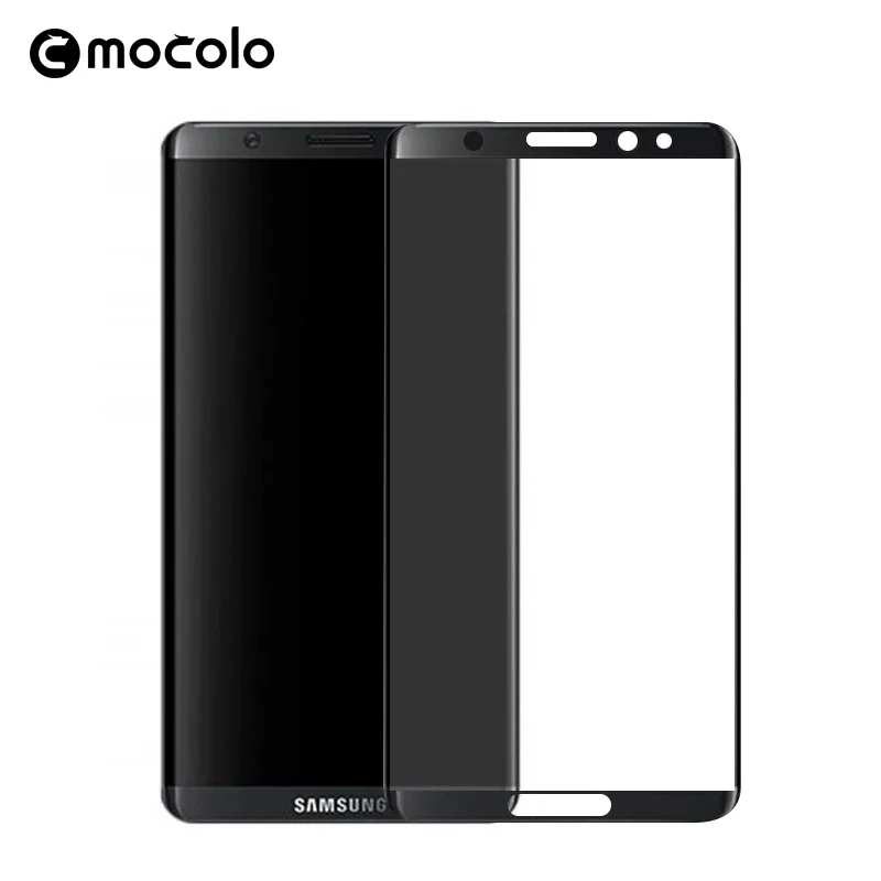Защитная пленка для Samsung S8 Mocolo с закругленными краями 9H 3D из закаленного стекла