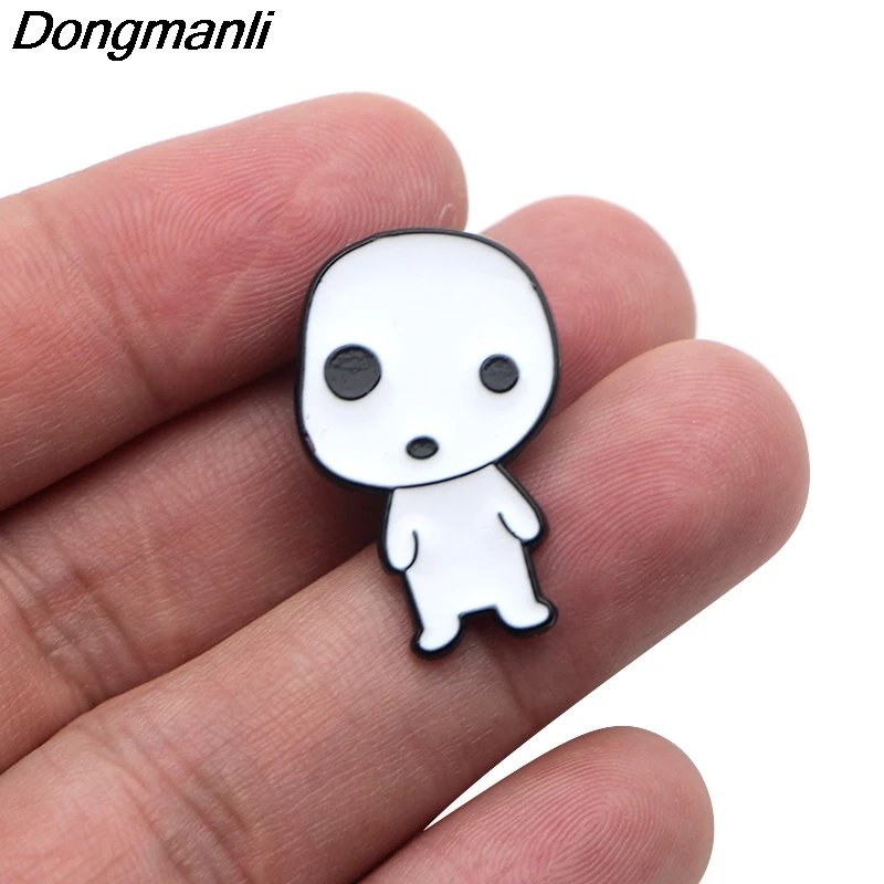 P3169 Dongmanli металлические эмалевые булавки и броши в форме Маски Аниме Specter для