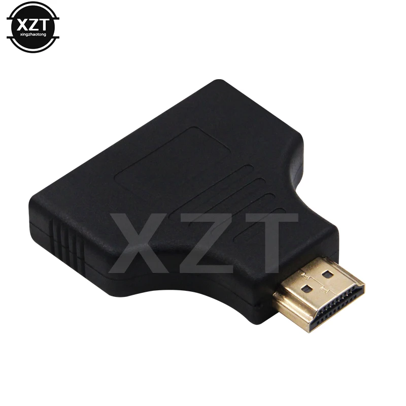 Новинка 1080P V1.4 HDMI порт штекер на 2 гнезда 1 в кабель выключатель сплиттер адаптер