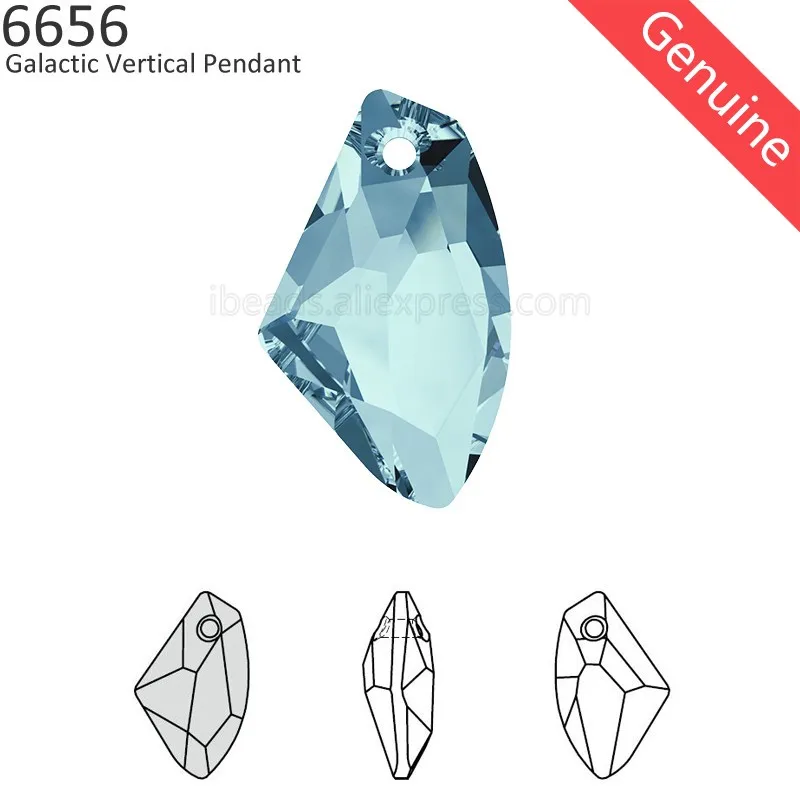 1 шт.) кристалл Swarovski 6656 Галактическая Вертикальная подвеска Австрийские Свободные Стразы для изготовления ювелирных изделий своими руками