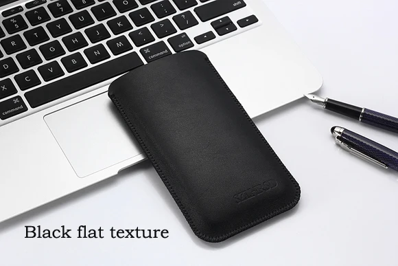 Black flat texture SZLHRSD ультра-тонкий рукав чехол, Винтажный чехол из микрофибры для Apple iPhone XS XR 8 7 Plus 6s - Цвет: Black flat texture