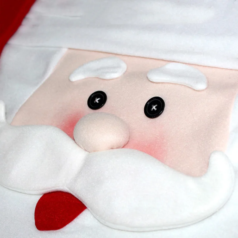Новый рождественский обеденный стол и стул Mr and Mrs Santa Claus 2019|Чехлы на стулья| |