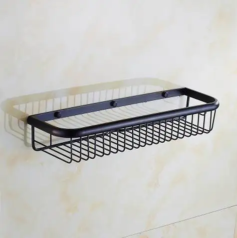 

Shampoo holder Wall Mounted Strong Brass made and Chrome finish single tier 45cm bathroom shelf shelves bathroom basket