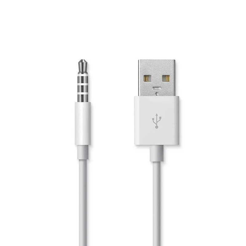 Кабель для синхронизации данных с разъемом 3 5 мм на USB 2 0 Apple iPod Shuffle й 4 6 7 адаптер