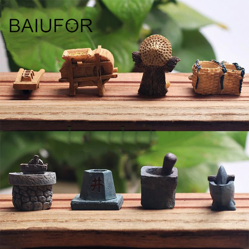 32 стиля мини изделия из смолы украшения пасторальные модели террариумы фигурка
