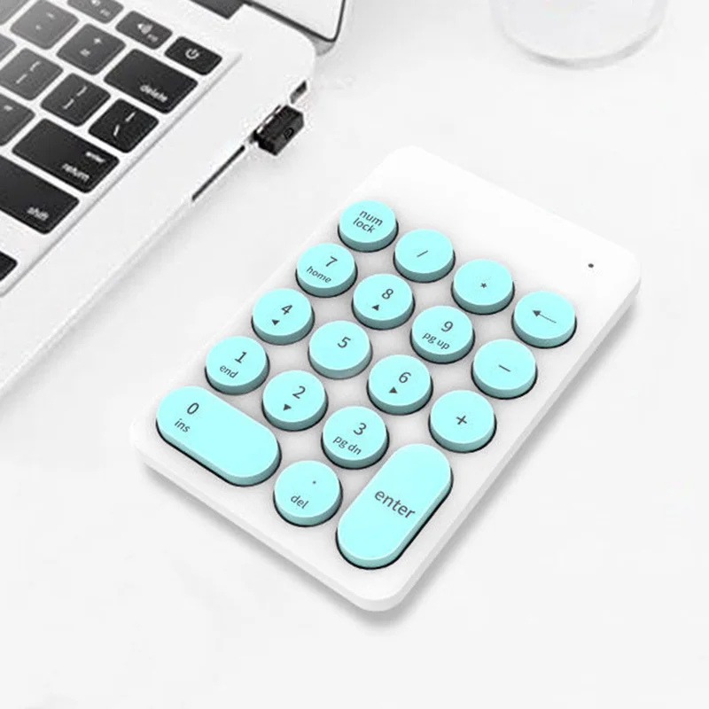 Wireless Mini Keyboard and Mouse Keypad with 18 Round Keys for Laptop PC XJ66 | Компьютеры и офис