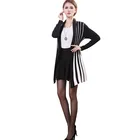 Женский Осенний вязаный кардиган, свитер-шаль большого размера, женский длинный стильный кардиган в полоску, свитер, пальто для женщин