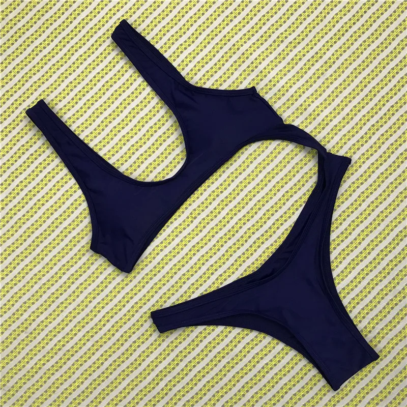 Новинка 2019 Цельный купальник с вырезами женский пуш-ап купальники открытой