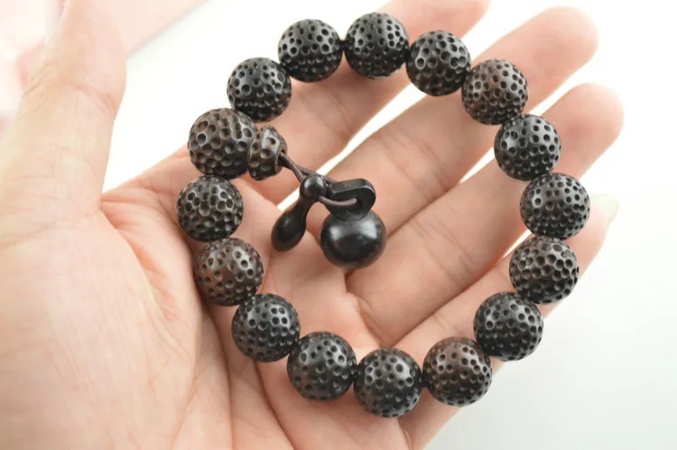 Счастливые тибетские украшения молния общий Jujube Деревянный Круглый бисер