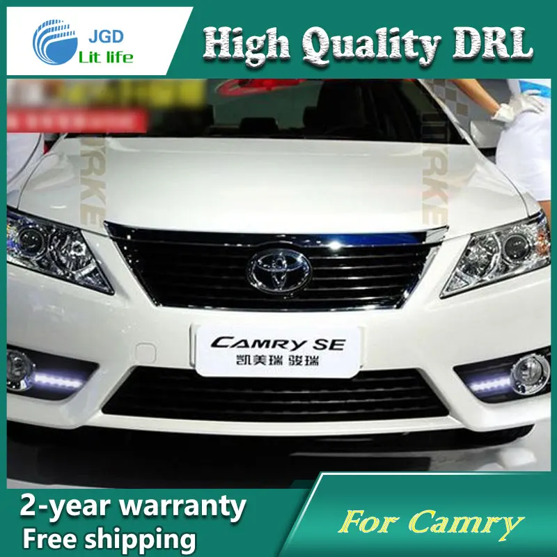 Бесплатная доставка! Дневные ходовые огни для Toyota Camry 6000 12 В 2012 к|daytime running|drl daytime