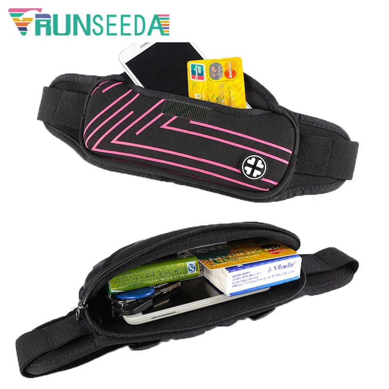 Поясная Сумка для велоспорта Runseeda с несколькими карманами и отделением ключей