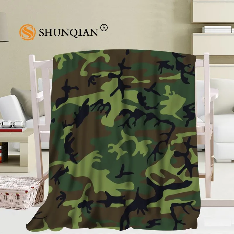Miglior Personalizzato Camo Sfondo Coperta Morbida Fai Da Te La Tua Foto Decorazione Camera Da Letto Dimensioni 56x80 Pollici, 50X60Inch,40X50Inch A7.10
