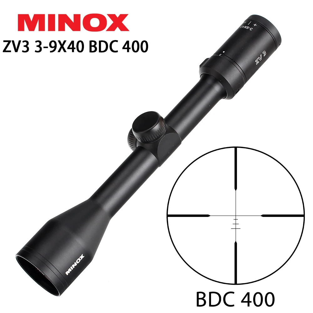 MINOX ZV 3 9X40 BDC 400 охотничий прицел 1 дюймов трубка длинный глаз рельеф тактический