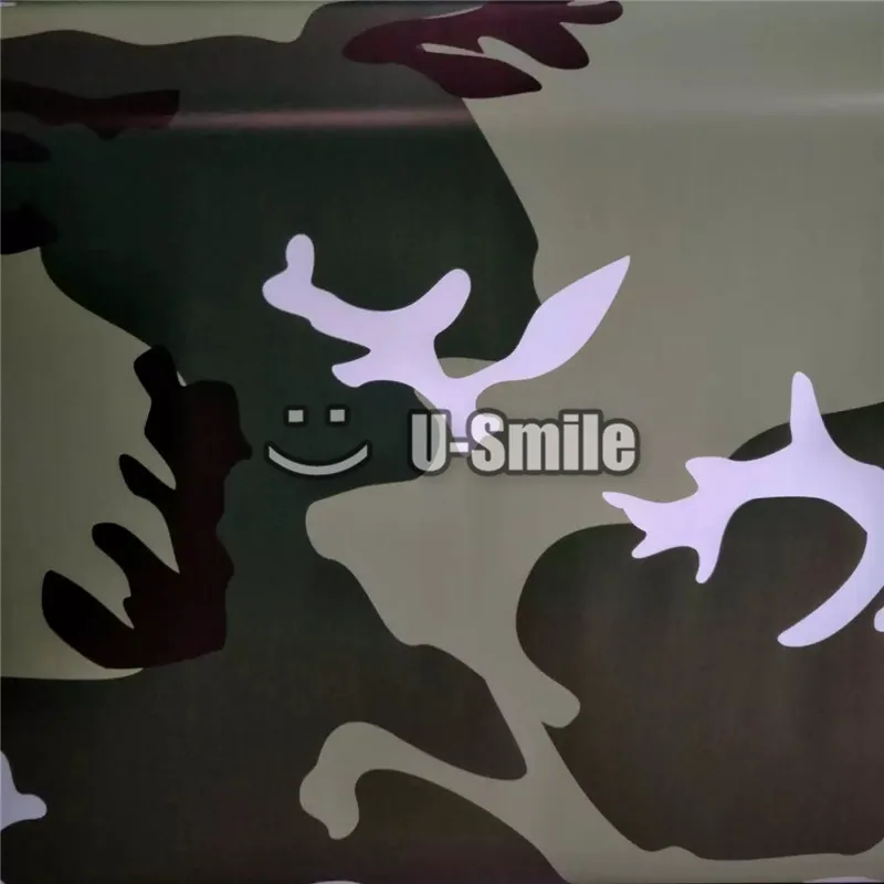 

Jungle Large Camouflage Wrap Roll Bubble Free For JEEP SUV TRUCK