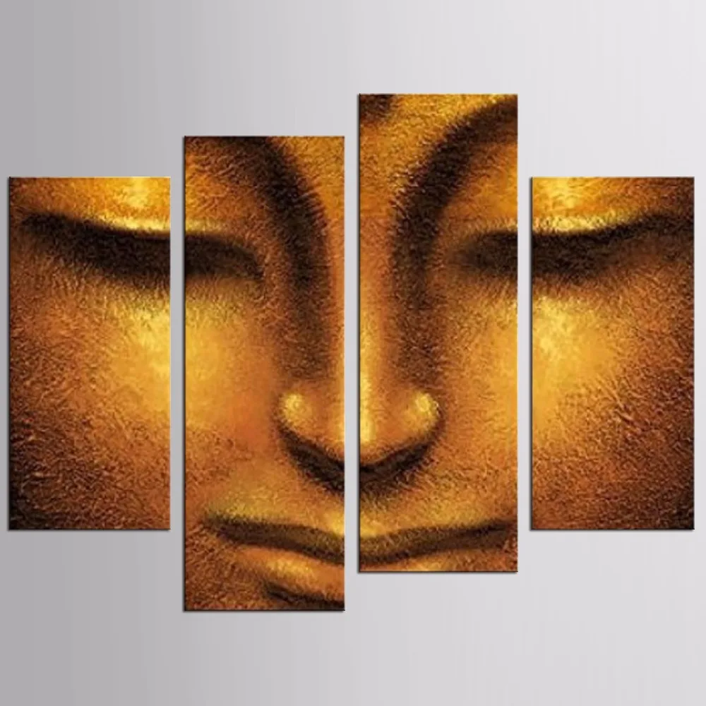 4 шт. Настенная картина будды с принтом|wall canvas|buddha paintingpainting picture |