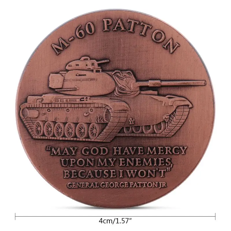 Основной боевой танк M60 Patton Памятная коллекция монет подарок сувенир|Безвалютные
