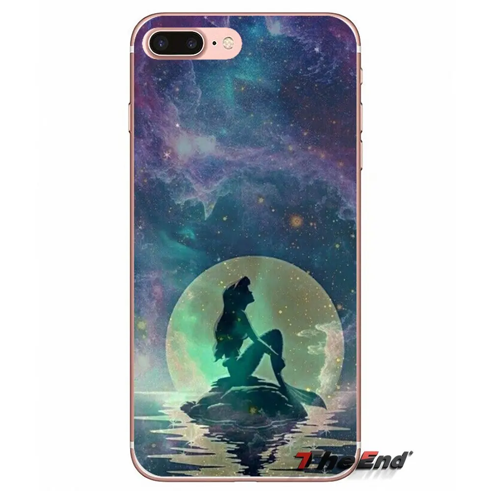 Ариэль татуировки Русалочка для huawei P Smart Y6 Ascend P8 P9 P10 плюс Nova P20 Lite Pro мини 2017