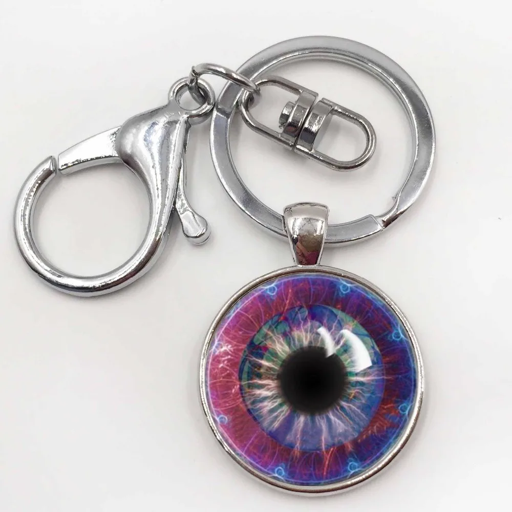 Ожерелье Tesla's Eye фрактал кабошон стеклянная подвеска цепочка|pendant necklace|chain