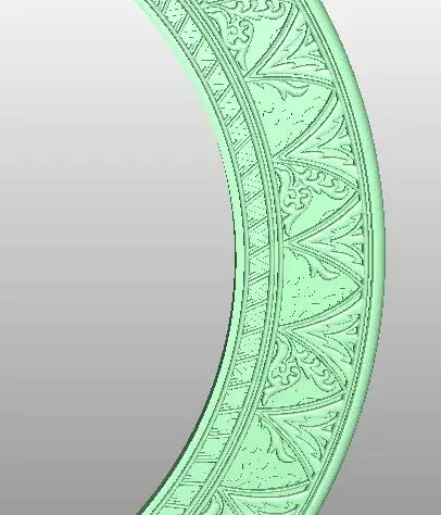 Рамка 3D модель в формате STL ЧПУ резьба гравировальный маршрутизатор рельефный